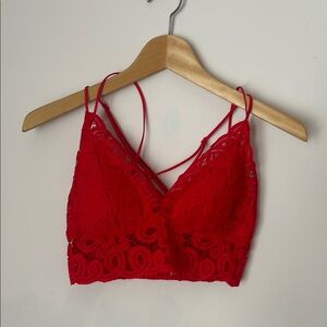 Red Lace Victoria’s Secret Bralette
